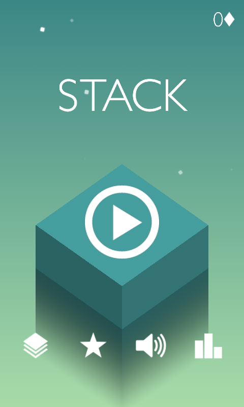 Stack (Android) screenshot: Main menu