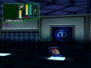Defcon 5 (PlayStation) screenshot: Radar