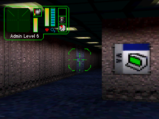 Defcon 5 (PlayStation) screenshot: Admin level 6