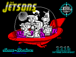 Jetsons: The Computer Game (ZX Spectrum) screenshot: Loading screen