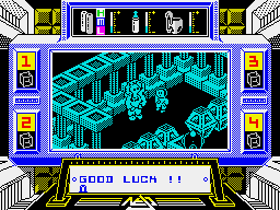 Prodigy (ZX Spectrum) screenshot: Game start