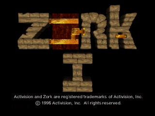 Zork I: The Great Underground Empire (SEGA Saturn) screenshot: Title screen