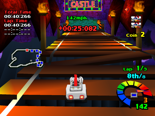 Motor Toon Grand Prix (PlayStation) screenshot: Bridge