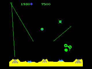 Arcade's Greatest Hits: The Atari Collection 1 (PlayStation) screenshot: Satellite