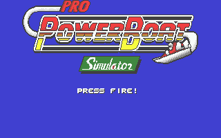 Pro Powerboat Simulator (Atari ST) screenshot: Starting screen