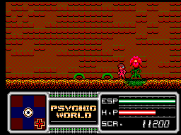 Psychic World (SEGA Master System) screenshot: The boss is giant flower