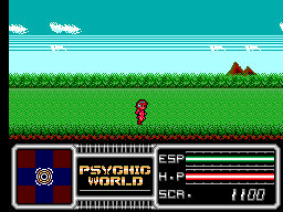Psychic World (SEGA Master System) screenshot: Running on the prairie