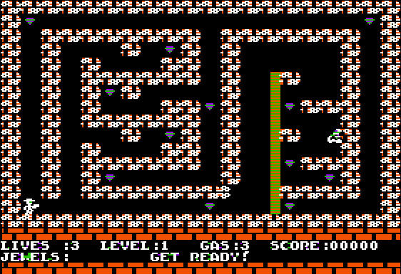 Pyramids of Egypt (Apple II) screenshot: Level 1