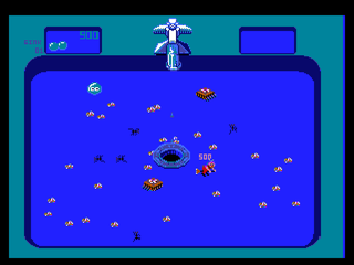 Williams Arcade Classics (PlayStation) screenshot: Bubbles - Collecting drops of water.