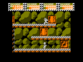 Quartet (Amstrad CPC) screenshot: What a pretty place that is