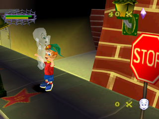 Casper: Friends Around the World (PlayStation) screenshot: Casper found one of the kidnapped children.