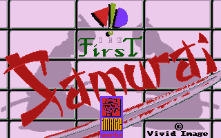 First Samurai (Atari ST) screenshot: Title screen