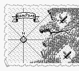 Rampart (Game Boy) screenshot: Choose you map