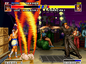 Screenshot of Real Bout Fatal Fury Neo Geo 1995 MobyGames