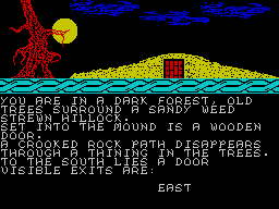 Wizards Spell (ZX Spectrum) screenshot: And the one to the west