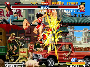 Screenshot of Fatal Fury (Neo Geo, 1991) - MobyGames