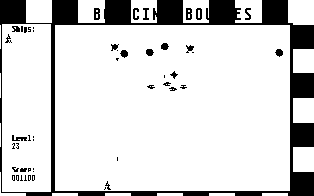 Bouncing Boubles (Atari ST) screenshot: Three types in a level