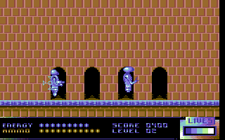 Droid (Commodore 64) screenshot: Level 2 Stage 4