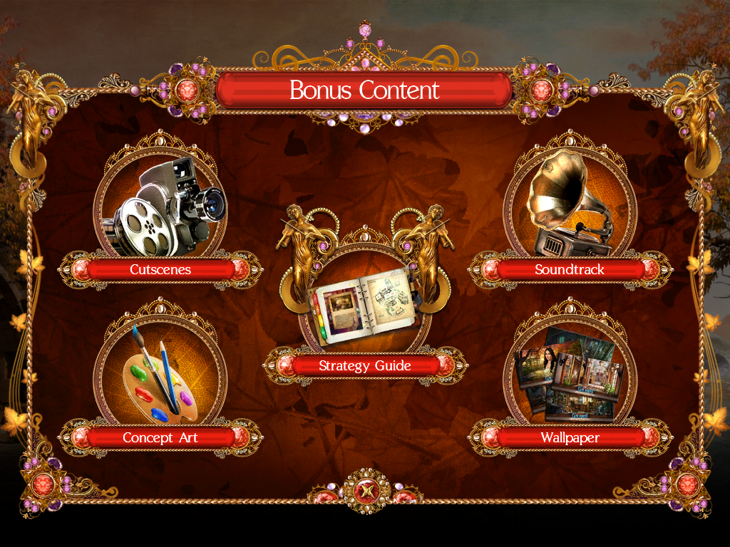 Death at Cape Porto: A Dana Knightstone Novel (Collector's Edition) (Windows) screenshot: Bonus Content menu