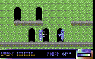 Droid (Commodore 64) screenshot: Level 4 Stage 2