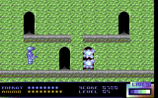 Droid (Commodore 64) screenshot: Level 4 Stage 1