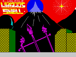 Wizards Spell (ZX Spectrum) screenshot: Loading screen