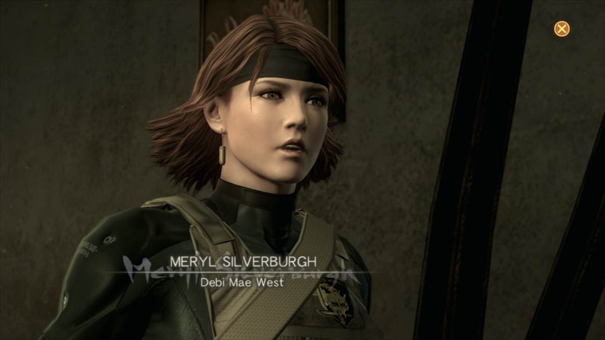 Metal Gear Solid 4: Guns of the Patriots (PlayStation 3) screenshot: Meryl Silverburgh