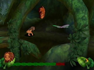 Disney's Tarzan (PlayStation) screenshot: Game start