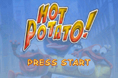 Hot Potato! (Game Boy Advance) screenshot: Title Screen