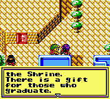 Revelations: The Demon Slayer (Game Boy Color) screenshot: Starting location