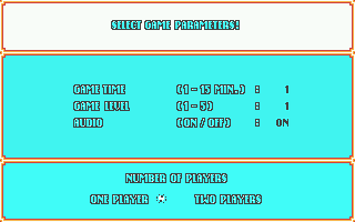 Rick Davis's World Trophy Soccer (Atari ST) screenshot: Options