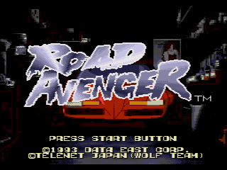 Road Blaster (SEGA CD) screenshot: Title screen