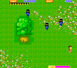 Ninja Princess (Arcade) screenshot: First enemies