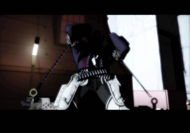 Gungrave (PlayStation 2) screenshot: ROAAAAAR!