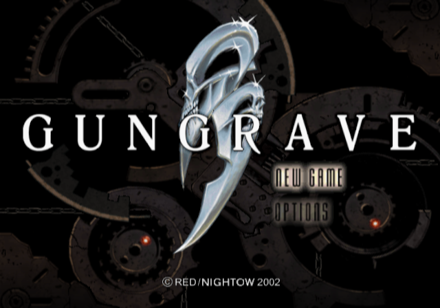Gungrave (PlayStation 2) screenshot: Gungrave. Nice anime.