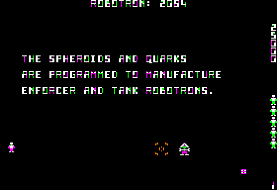 Robotron: 2084 (Apple II) screenshot: Enemy Description 5