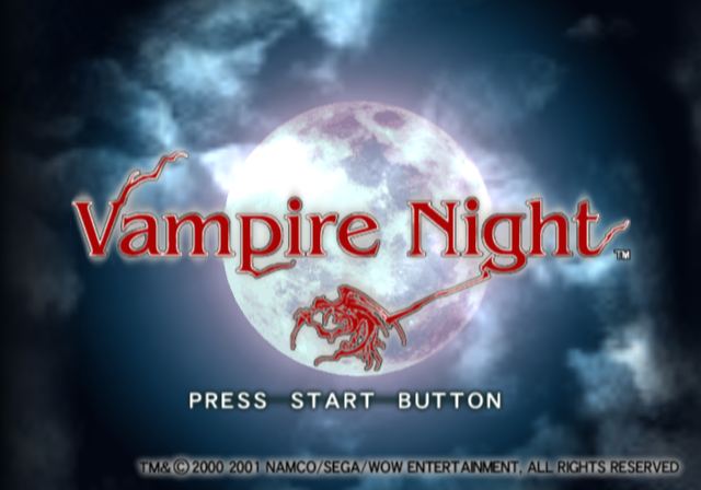 Vampire Night (PlayStation 2) screenshot: Because Vampire Day would never work.