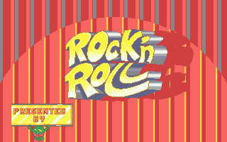 Rock 'n Roll (Atari ST) screenshot: Title screen