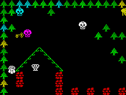 Skuldugery (ZX Spectrum) screenshot: Game starts