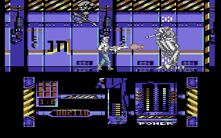 After the War (Commodore 64) screenshot: Enemies become tougher as the game progresses