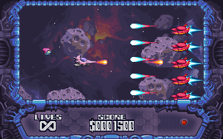 Ultionus: A Tale of Petty Revenge (Windows) screenshot: You start the game in your spaceship