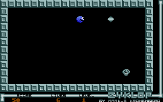 Zyklop (Atari ST) screenshot: Diamond number two coming up