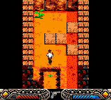 Indiana Jones and the Infernal Machine (Game Boy Color) screenshot: Entering in a cave. What secret will be here?