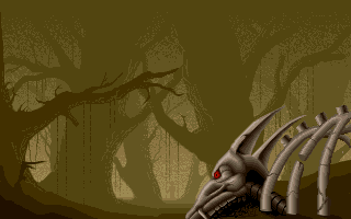 Shadow of the Beast (Amiga) screenshot: You be dead