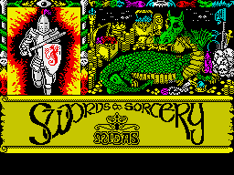 Swords & Sorcery (ZX Spectrum) screenshot: Loading screen
