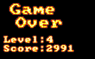 Rage Against the Machine (DOS) screenshot: Final score