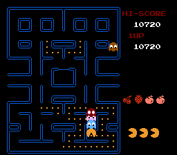 Pac-Man (NES) screenshot: This does not look good!