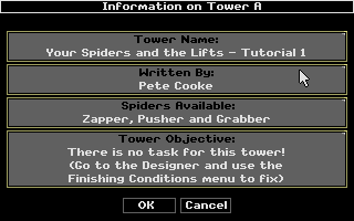 Tower of Babel (Atari ST) screenshot: Level information!