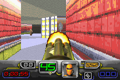 Dark Arena (Game Boy Advance) screenshot: I got the bolt gun
