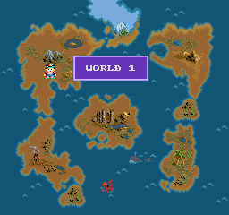 Boulder Dash (Arcade) screenshot: There are five worlds in total with four stages in each world